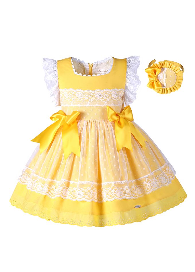 Yellow easter dresses for infants online