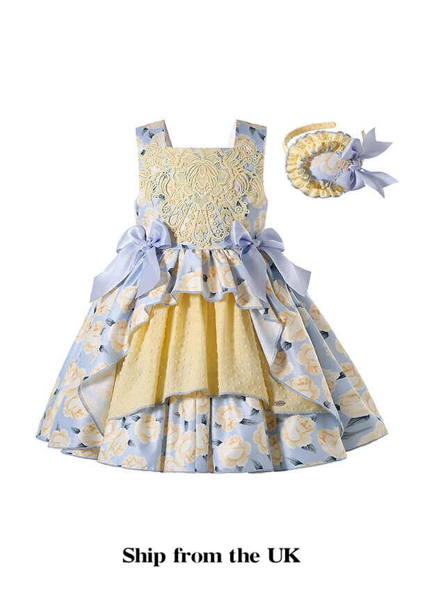 Blue and yellow easter dress hotsell