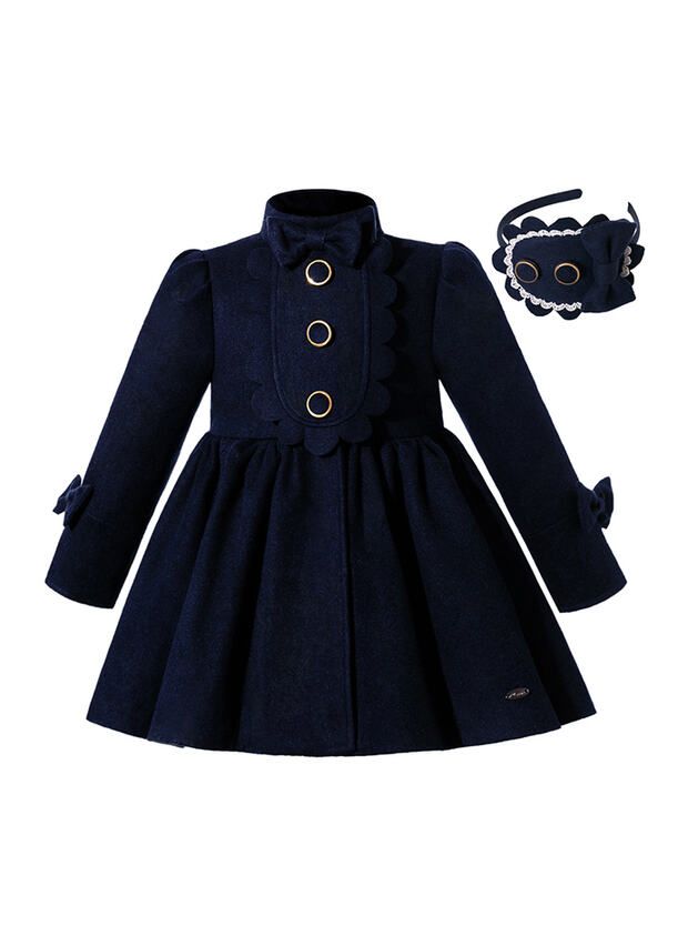 Girls royal blue shop coat