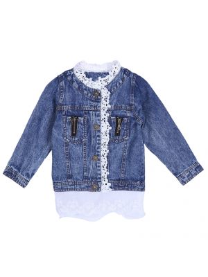 Spring Autumn Girl Long Sleeves Lace Coats  2