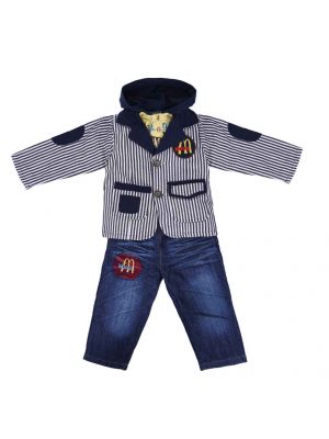 Fashionable 3PCS Stripe Boys Clothing Set 27BL