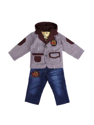 3PCS Boys Striped Clothing Set Kids  27