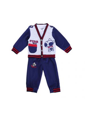 Autumn Boys Dog Printed Hodded Outfit 41