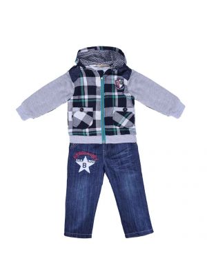 Latest Autumn Boys Clothing Set Coat+T-shirt 3
