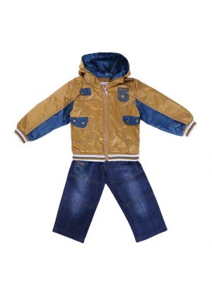New 3PCS Boys Clothing Set Zipper 1