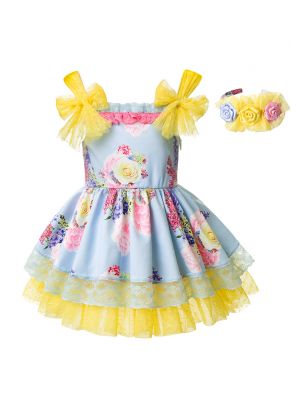 New Design Summer Floral Girl Dress B261