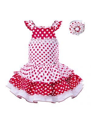 Newest Baby Girl Red Dot Dresses B277
