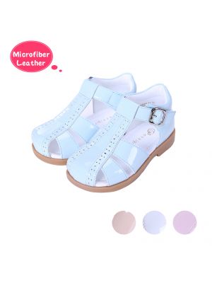 Blue Fashion Microfiber Leather Boys Sandals Shoes