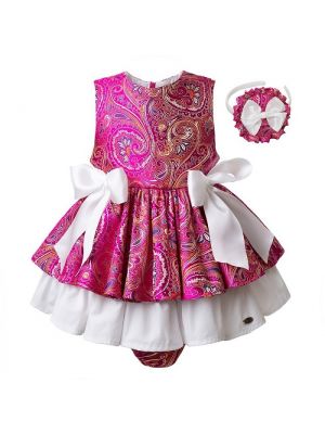 Baby Hot Pink Girls Clothing Sets B211