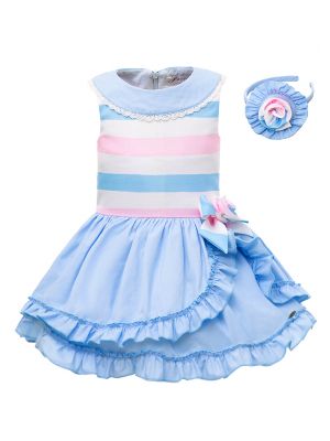 Summer Party Girls Dresses With Bow B196