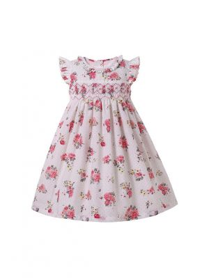 Classical Baby Girls Floral Dress
