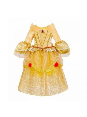 Yellow Beauty Three Quarter Girl Cosplay Costumes