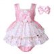 Pink Stars Princess Clothing Set With PP-pants B177