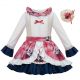 Flower Printed Girls Clothing Set 