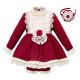 Red Autumn Girl Clothing Set Dress+PP Pants B232