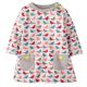 Animal Birds Printed Baby Girl Princess Dress 0809