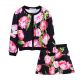Rose Appliques Girl Clothing Set