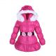 Girls Spring Winter Pink Hooded Coat 47H