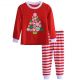 Girls Tree Embroidery Clothing Set 
