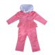 Pink Baby Girl Clothing Set Coats White Polka