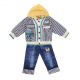3PCS Autumn Yellow Boys Outfit Set Kid 18