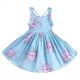 Girl Beach Floral Dresses Baby Girls Dresses 006