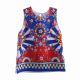 Baby Girls T-Shirt Sleeveless Pattern Printed 537F