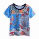 Summer Blue Boys Short Sleeve T shirt Casual 19L