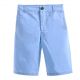 Boys Mid Blue Casual Cotton Solid Zipper Pants 28L