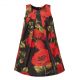 Girl Flower Dresses Baby Red Rose Floral Dress 66F