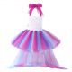 Unicorn Girls Tutu Dresses Bustle Colorful Rainbow A203