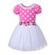 Summer Flower Pink Dots Girl Dresses GD31210-1