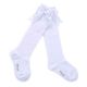 Girls White Socks With Handmade Bow-knot 