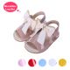 Camel Cute Girls Sandals Shoes With Handmade Bow-knot