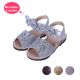 Silver Glitter Sequin Girls Party Shoes With Handmade Bow-knot