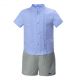 (ONLY 4Y 5Y 6Y 8Y Left) Blue Boy School Style Clothing Set