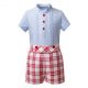 Summer Short Sleeves Boy Clothing Set B236