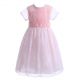 Pink Girl Floral Lace Fluffy Dresses 036