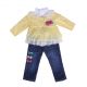 Yellow 3pcs Girl Clothing Set 39