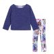 Girls Clothing Sets 2pcs Blue Clothing Set 72F