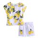 Baby Girl Clothing Set Summer Lemon Printed 759F