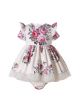 (Only 9M-12M) 2-Piece Short Sleeve Babies Printed Dress