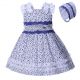 Summer Vintage Spanish Toddler Girls Dress-B21