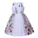 New Design Summer Girls White Wedding Dress B37