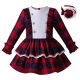 New Arrival Autumn Girl Dress With Headhand C91