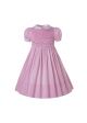 Pink Doll Collar Pleated Dress