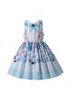 Beautiful Oil Painting Patterns Sleeveless Summer Girls Dress