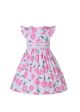 Rose Patterns Smocked dress