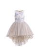 New Arrival Embroidered Round Neck Kids Fashion Tutu Dress