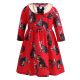 Girl Dresses Autumn Removable Collar 863